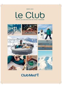Prospectus CLUB MED voyage Paris 70/72 rue Pierre Charron : LE_CLUB_HIVER_2024