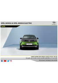 Prospectus Distributeur OPEL AGC AUTOMOBILE SARL CONFLANS-SAINTE-HONORINE : Opel Nouveau Mokka Electric