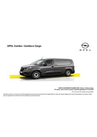 Prospectus Distributeur OPEL GARAGE MATTIODA ET CASTEUR EZANVILLE : Opel Combo-e Cargo
