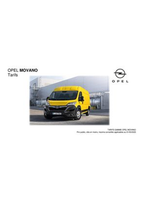 Prospectus Distributeur OPEL AGC AUTOMOBILE SARL CONFLANS-SAINTE-HONORINE : Opel Movano