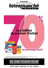 Prospectus Intermarché Super Livarot : 70% Les chiffres du pouvoir d'achat