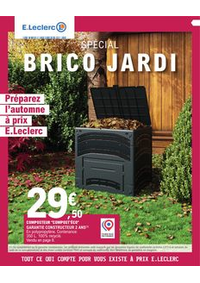 Prospectus E.Leclerc CERNAY : Jardin Dautomne Brico Chauffage