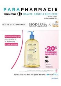 Prospectus Carrefour MONDEVILLE : Parapharmacie Octobre