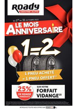 Prospectus Roady : Le mois anniversaire
