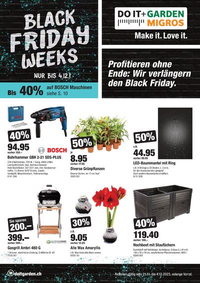 Prospectus Do it + Garden Bern - Marktgasse Fachmarkt : Black Friday Weeks