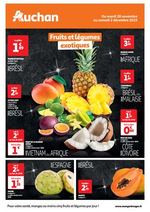 Prospectus Auchan : Fruits et légumes exotiques