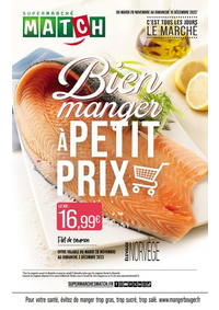 Prospectus Supermarchés Match Huningue : Bien manger à petit prix