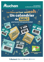 Evénements Auchan : Le calendrier de folie