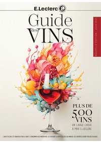 Prospectus E.Leclerc : GUIDE DES VINS 2024/2025