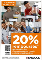 OFFRE KENWOOD: 20% REMBOURSÉS! - Boulanger
