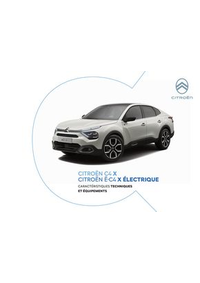 Prospectus Citroen SAINT URCIZE : C4 X - Versions et caractéristiques