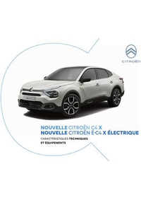 Prospectus Citroen LA CHAISE DIEU : Citroën Ë-C4 X ÉLECTRIQUE Caractéristiques