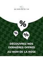 Prospectus Au nom de la rose : Offres Au nom de la rose
