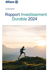 Prospectus Agence Allianz ARGENTAT : Rapport Investissement Durable 2024