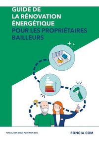 Prospectus Foncia Saint-Jean-De-Maurienne : Guide de la rénovation énergétique pour les propriétaires bailleurs