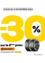 Promos et remises  : Avec l’arrivée de l’automne, assurez-vous d’être bien équipés pour une bonne tenue de route sur les chaussées pluvieuses et glissantes !