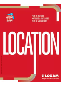 Prospectus Loxam MILLAU : Catalogue de location