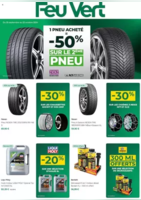 1 pneu acheté = -50% sur le 2ème pneu - Feu Vert