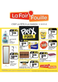 Prospectus La Foir'Fouille Roffiac : Notre nouveau catalogue est là, et spoiler alert : les prix sont complètement FOUS !