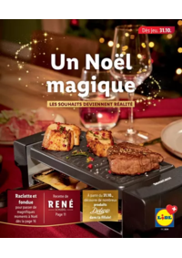 Prospectus Lidl Wangs : Un Noël magique - FR