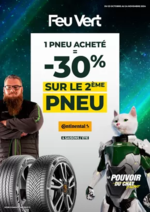 Prospectus  : 1 Pneu acheté = -30% SUR LE 2ÈME PNEU