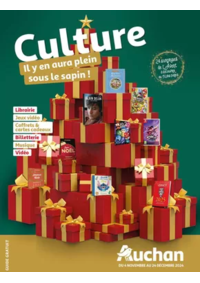 Prospectus Auchan HIRSON : Culture : il y aura plein de surprises sous le sapin