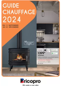 Prospectus Bricopro BRANTÔME : Guide chauffage 2024