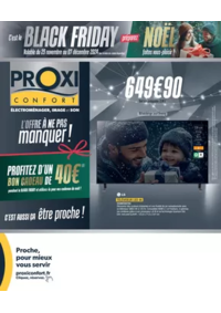 Prospectus Proxi Confort BARENTON : Tabloïd Proxiconfort Black Friday / Noël BB 2024