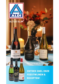 Prospectus Aldi BASTOGNE : Ontdek Snel Onze Feestwijnen & Recepten!