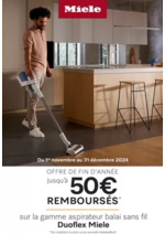 Promos et remises  : Miele Jusqu'à 50€ remboursés