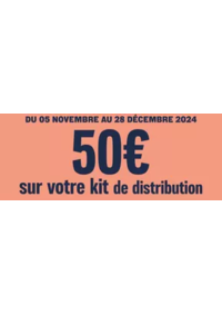 Prospectus Top Garage GARAGE BURLE : 50€ OFFERTS SUR VOTRE KIT DE DISTRIBUTION !