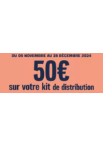 Prospectus Top garage : 50€ OFFERTS SUR VOTRE KIT DE DISTRIBUTION !