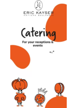 Promos et remises  : Catering Menu