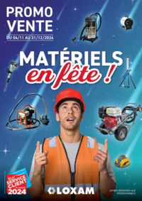 Prospectus Loxam SEDAN : Materiels en fete