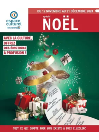 Prospectus Espace culturel E.Leclerc MONTMORILLON : SELECTION FIN D'ANNÉE