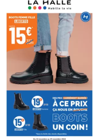 Prospectus La Halle Langon ZI LES DUMES : La Halle Habille la vie - Chaussures