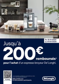 Prospectus Copra AIGURANDE : DELONGHI VOUS REMBOURSE JUSQU'A 200€