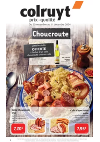 Prospectus Colruyt FAYL-BILLOT : Choucroute