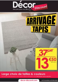 Prospectus Décor Discount Estancarbon : ARRIVAGE TAPIS