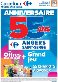 Prospectus Carrefour SALLANCHES : CATALOGUE ANNIVERSAIRE - 55ANS ANGERS SAINT-SERGE