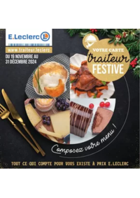 Prospectus E.Leclerc MONTDIDIER : CARTE TRAITEUR FESTIVE - MIXTE