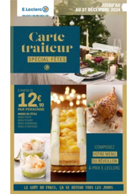 Prospectus E.Leclerc SOUSTONS : CARTE TRAITEUR FESTIVE - MIXTE