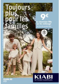 Prospectus Kiabi CHATELLERAULT : Toujours plus pour les familles