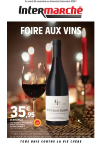 Prospectus Intermarché Super Saint-Claude : S48/49 - R5 - FOIRE AUX VINS REGIONALE