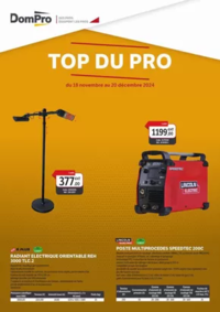 Prospectus Dompro LOUHANS : Top du pro