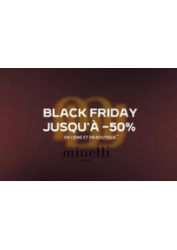 Prospectus Minelli Ajaccio 58 COURS NAPOLÉON : Black Friday : jusqu'à -50%