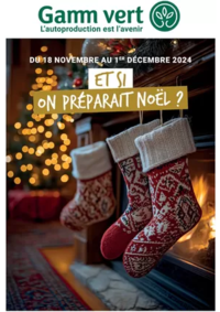 Prospectus Gamm vert FEURS : Et si on préparait Noël ?