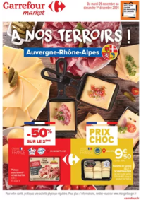 Prospectus Carrefour Market AVRANCHES : À NOS TERROIRS ! AUVERGNE-RHÔNE-ALPES