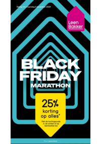 Prospectus Leen Bakker RONSE : Black Friday Marathon