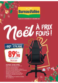 Prospectus Bureau Vallée - Beynost : Noël À PRIX FOUS !